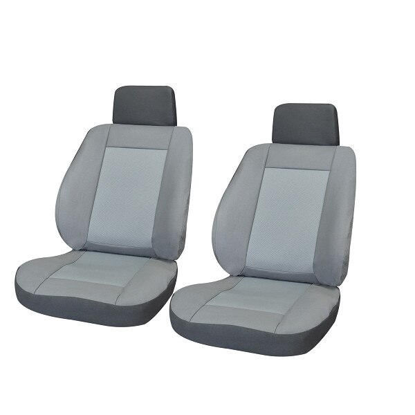 Set huse scaun fata, Lux gri